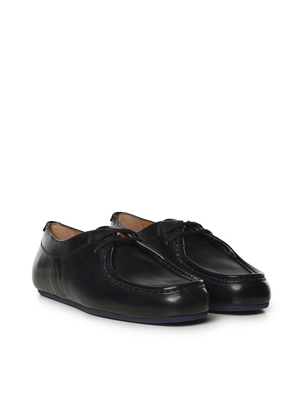 編み上げ靴 - 黒 shop online: JIL SANDER
