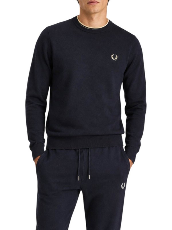 The Best Shops FRED PERRY: クルーネック - クルーネック - 黒