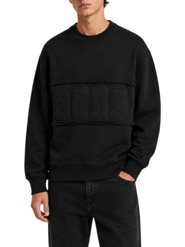Sweatshirt - Schwarz shop online: GCDS