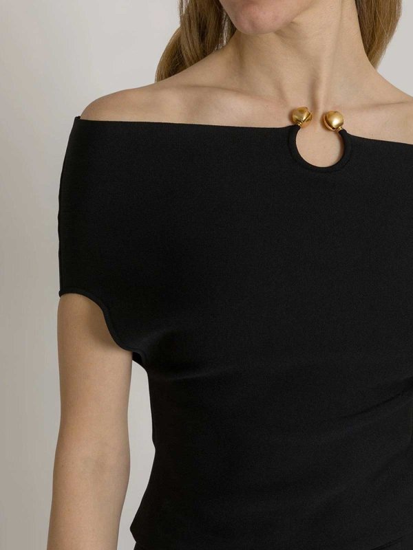 トップ/タンクトップ - 黒 shop online: ALBERTA FERRETTI