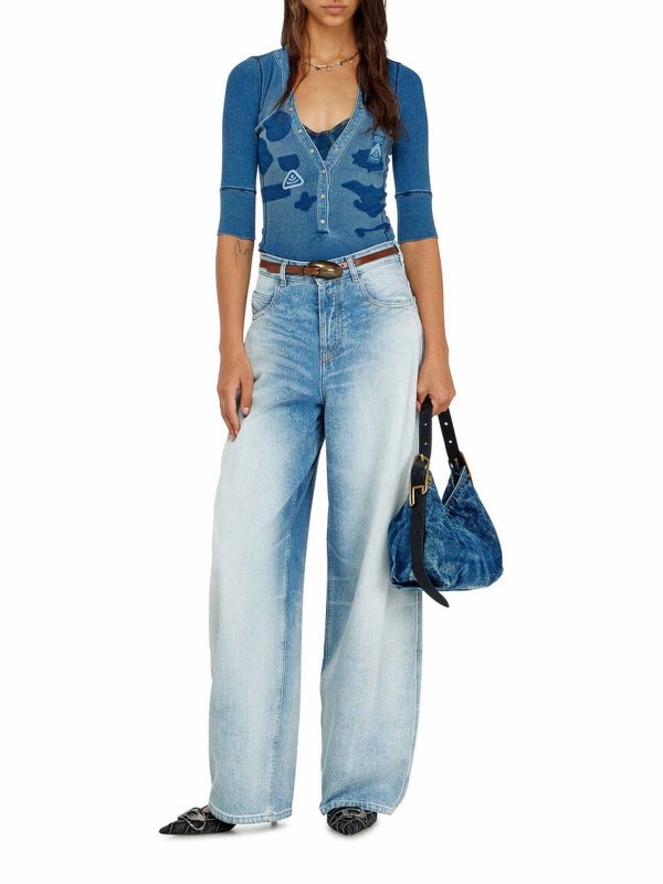 DIESEL: Tops und Tank Tops online - Top - Blau