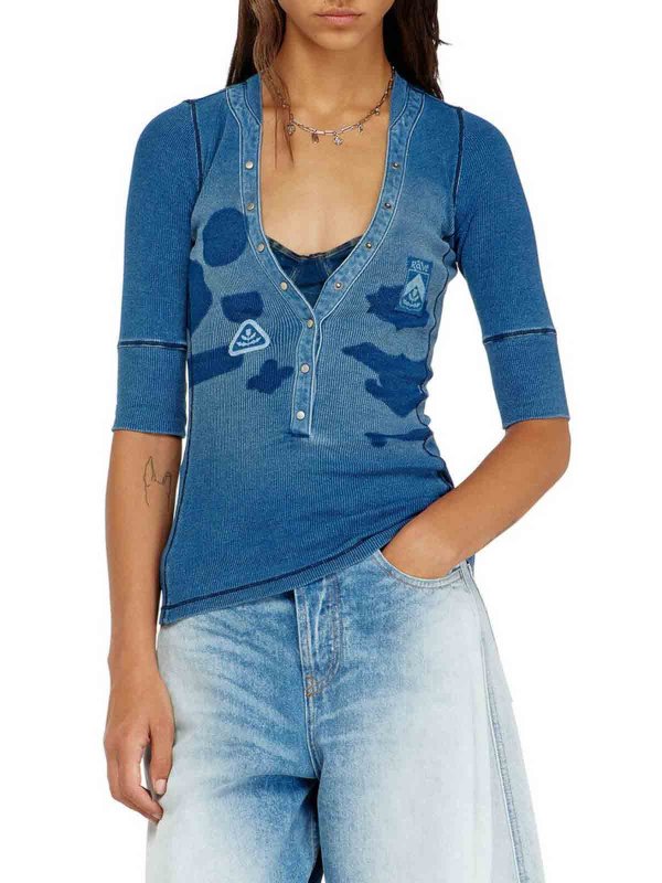 The Best Shops DIESEL: Tops und Tank Tops - Top - Blau