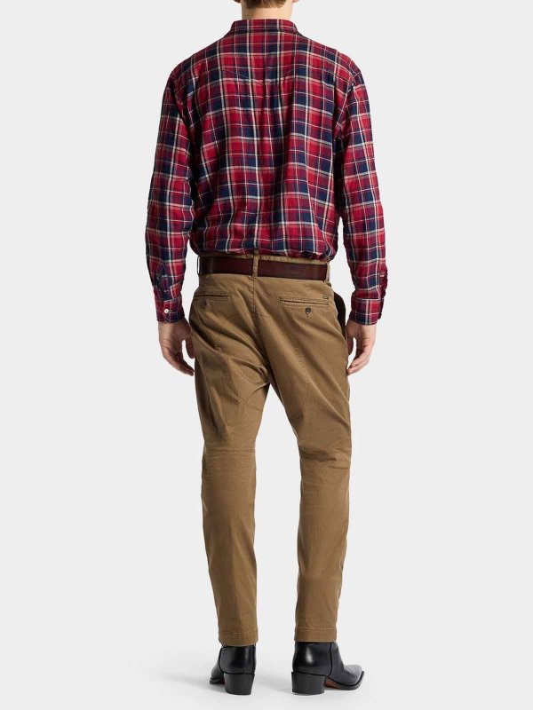 カジュアルパンツ - ブラウン shop online: DSQUARED2