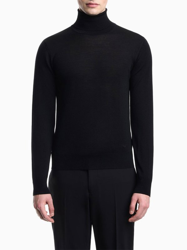 The Best Shops EMPORIO ARMANI: クルーネック - クルーネック - 黒