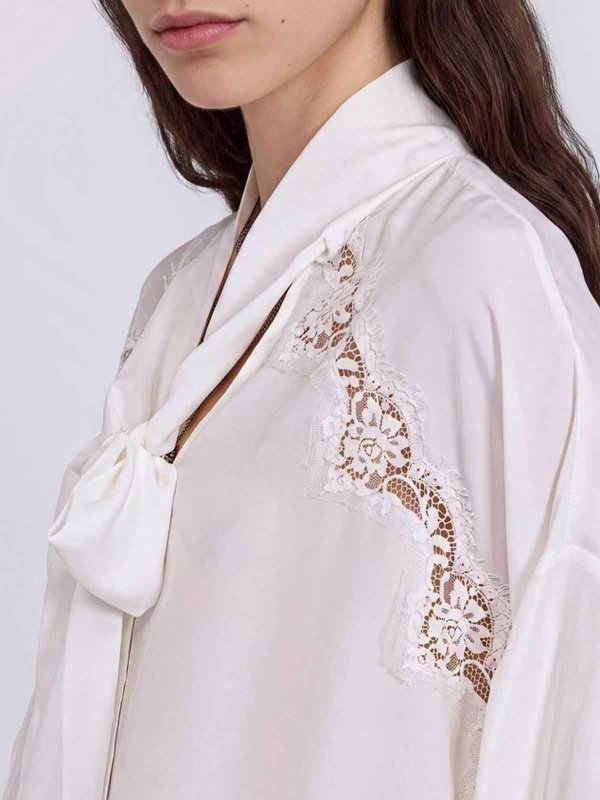 ブラウス - 白 shop online: ERMANNO SCERVINO