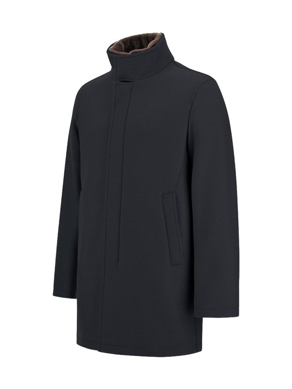The Best Shops HERNO: ロングコート - ロングコート - ブルー