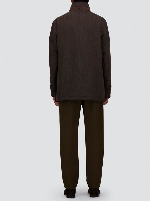 ショートコート - ブラウン shop online: HERNO