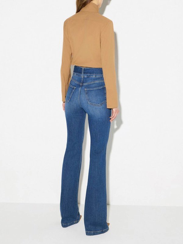 The Best Shops ELISABETTA FRANCHI: ストレートジーンズ - ストレートジーンズ - デニム