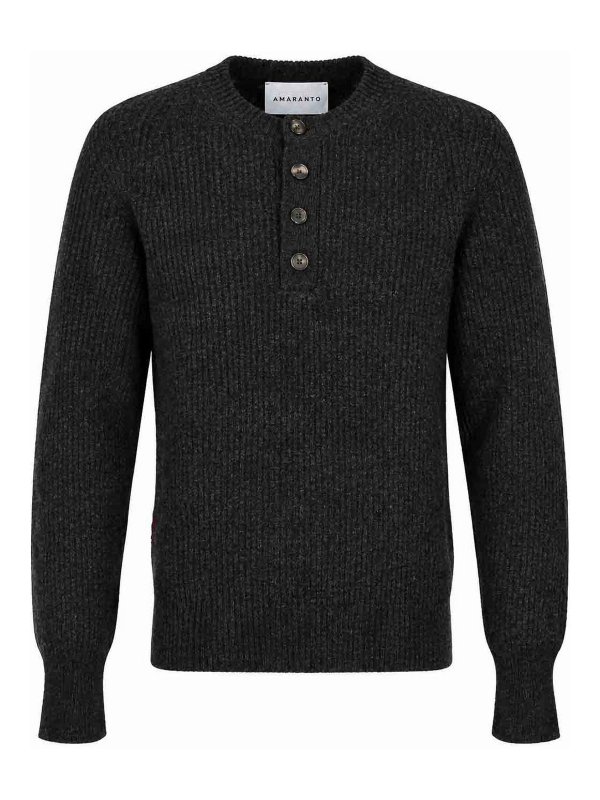 AMARANTO: maglia collo rotondo - Maglione