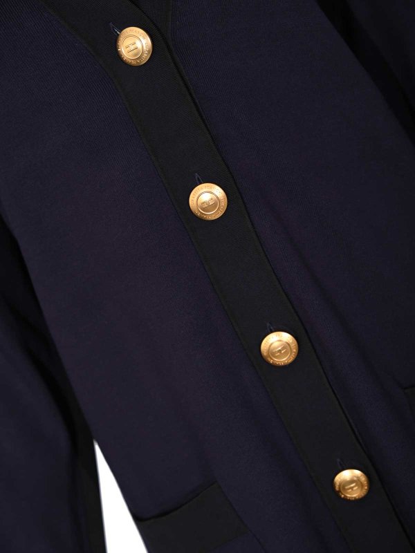 The Best Shops ELISABETTA FRANCHI: カーディガン - カーディガン - ブルー