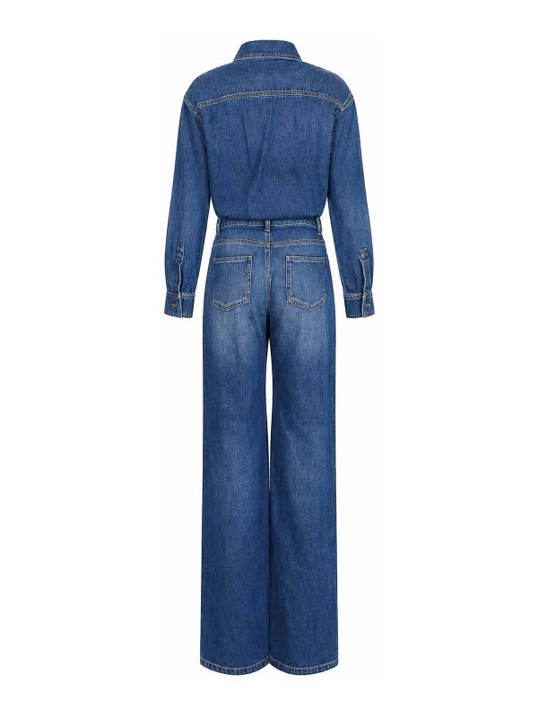 ELISABETTA FRANCHI: ジャンプスーツ online - ジャンプスーツ - ブルー
