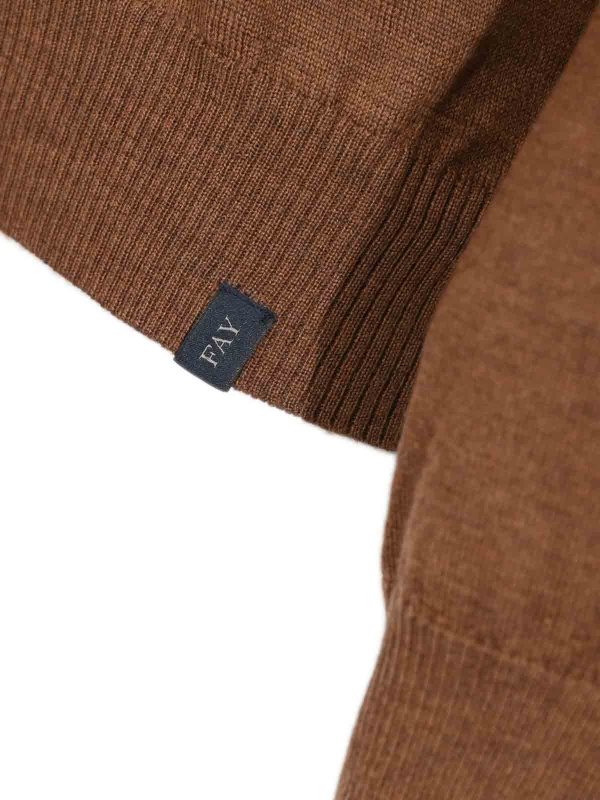 The Best Shops FAY: クルーネック - クルーネック - ブラウン