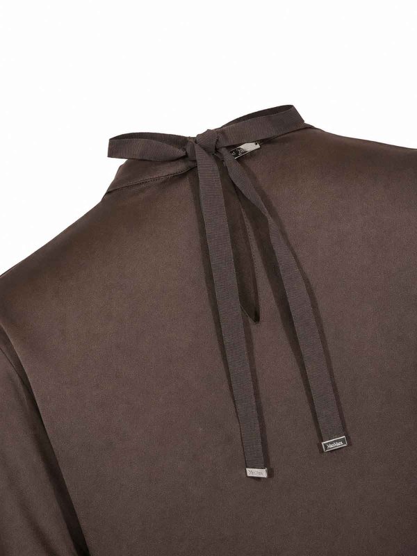 The Best Shops HERNO: Blusen - Bluse - Dunkelbraun