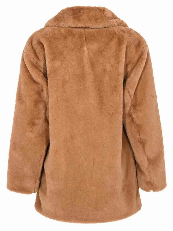 HERNO: Abrigos de borreguito y piel  online - Abrigo De Piel - Camel
