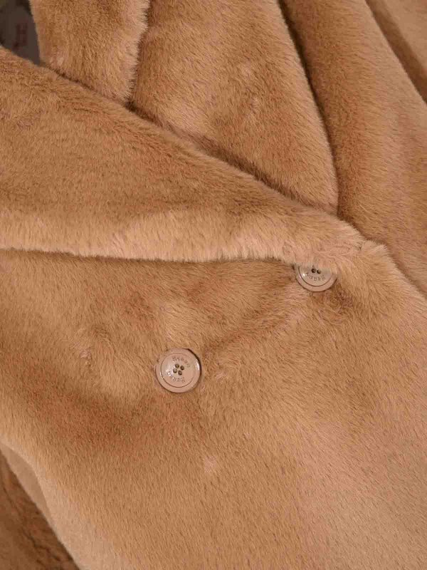 The Best Shops HERNO: Abrigos de borreguito y piel  - Abrigo De Piel - Camel