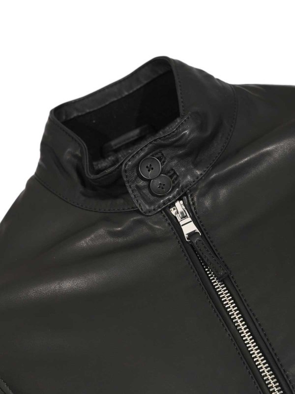 The Best Shops LEATHER AUTHORITY: カジュアルジャケット - カジュアルジャケット - 黒