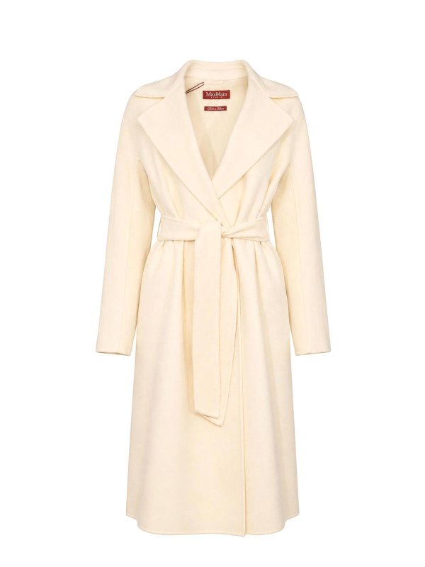MAX MARA STUDIO: ロングコート - ロングコート - 白