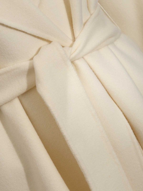 The Best Shops MAX MARA STUDIO: ロングコート - ロングコート - 白