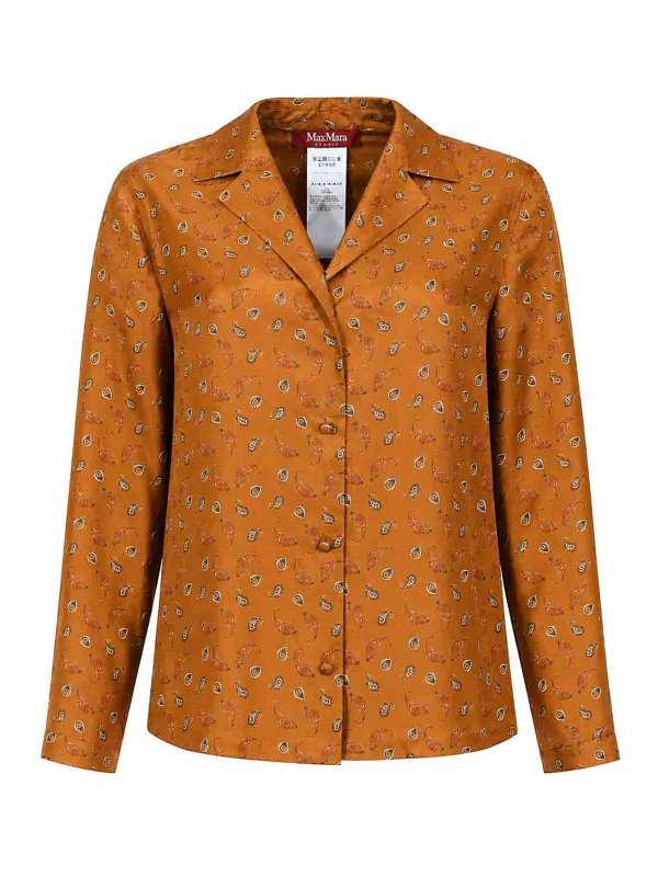 MAX MARA STUDIO: Camisas - Camisa - Camel