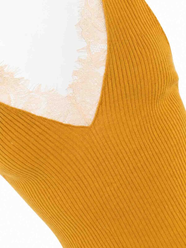The Best Shops Pinko: トップス＆タンクトップ - トップ/タンクトップ - イエロー