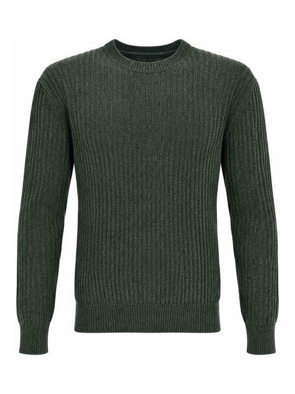 RRD Roberto Ricci Designs: クルーネック - クルーネック - ダークグリーン
