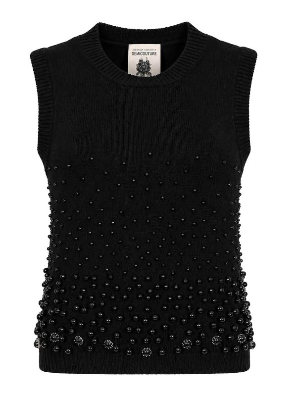 Semicouture: Chalecos  - Chaleco - Negro