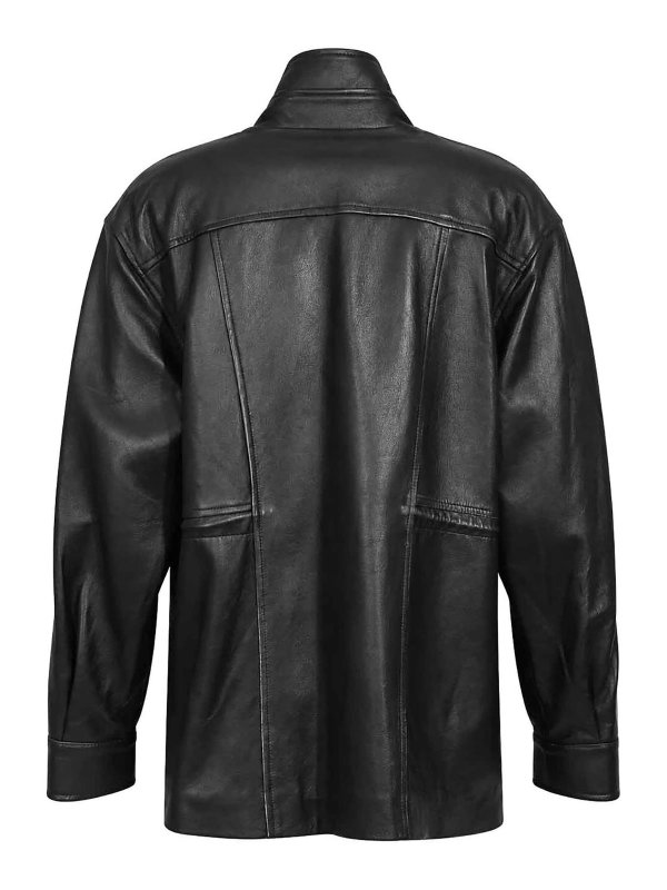 Semicouture: leather jacket online - Alanis Jacket