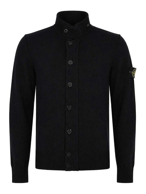 STONE ISLAND: クルーネック - クルーネック - 黒