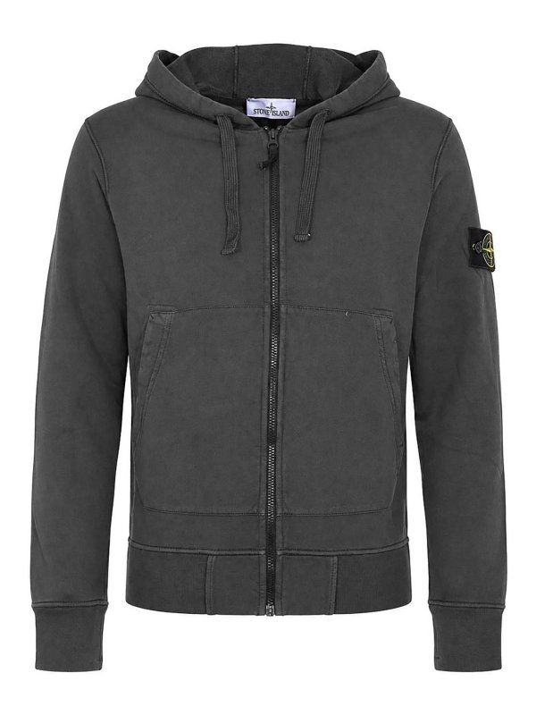 STONE ISLAND: スウェット＆セーター - スウェットシャツ/セーター - グレー