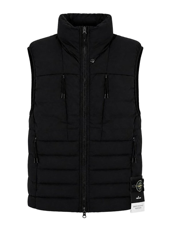 STONE ISLAND: Chalecos  - Chaleco - Negro