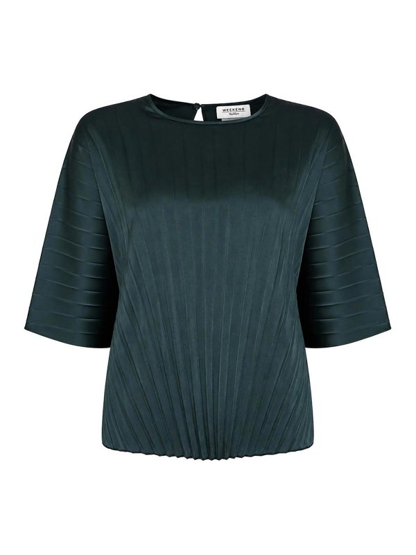 WEEKEND MAX MARA: Blusen - Bluse - Dunkelgrün