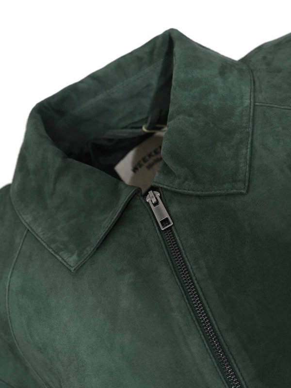 The Best Shops WEEKEND MAX MARA: leather jacket - Wkdzuppa Jacket