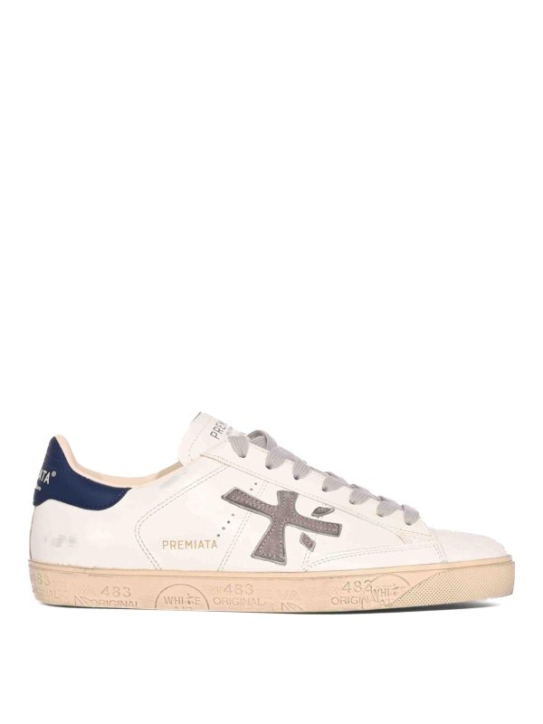 PREMIATA: Chaussures de sport - Baskets - Blanc