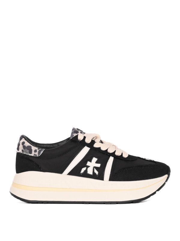 PREMIATA: Chaussures de sport - Baskets - Noir
