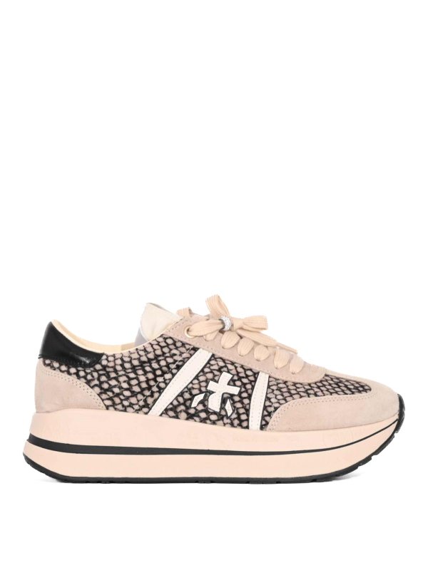 PREMIATA: Chaussures de sport - Baskets - Beige
