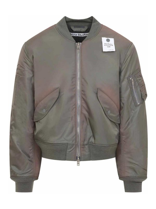 Acne Studios: Bombers - Bomber - Gris