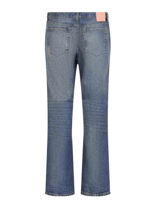 Acne Studios: ストレートジーンズ online - ストレートジーンズ - ダークウォッシュ