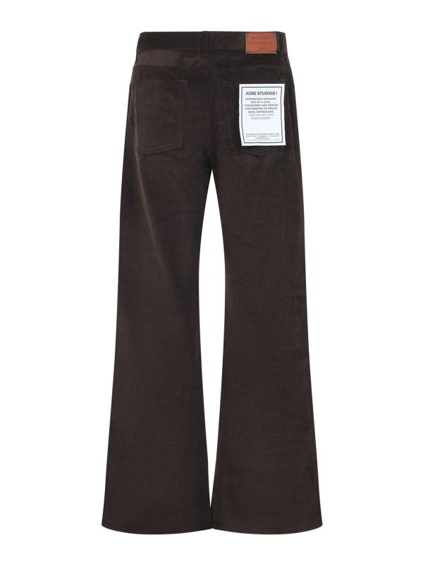 Acne Studios: カジュアルトラウザー online - カジュアルパンツ - ダークブラウン