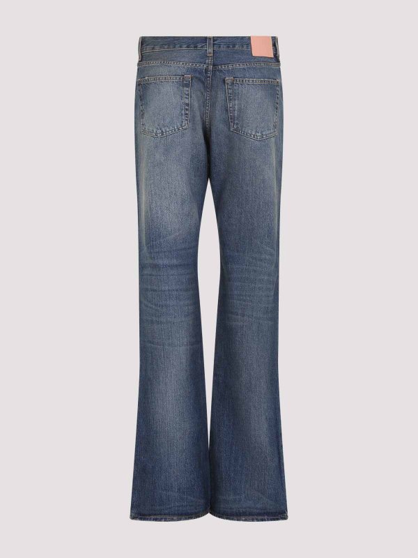 Acne Studios: ベルボトムジーンズ online - フレアジーンズ - ダークウォッシュ