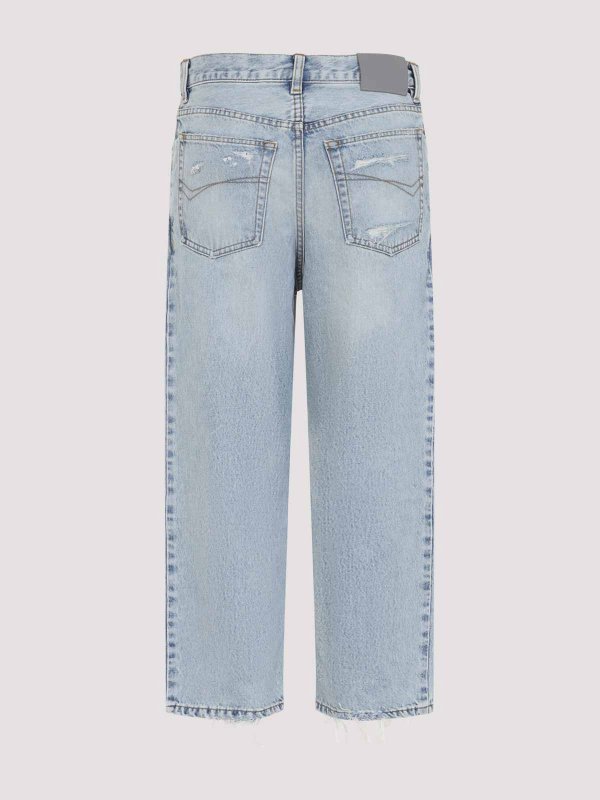 BALENCIAGA: ストレートジーンズ online - ストレートジーンズ - ライトグレー