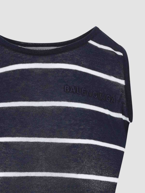 The Best Shops BALENCIAGA: Tops und Tank Tops - Top - Weiß