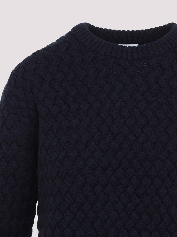 The Best Shops BOTTEGA VENETA: クルーネック - クルーネック - ブルー