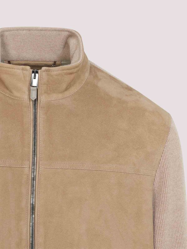ボンバージャケット - ベージュ shop online: CANALI