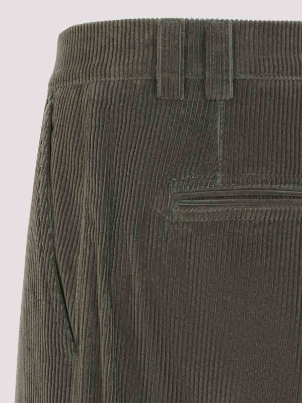 カジュアルパンツ - 緑 shop online: CANALI