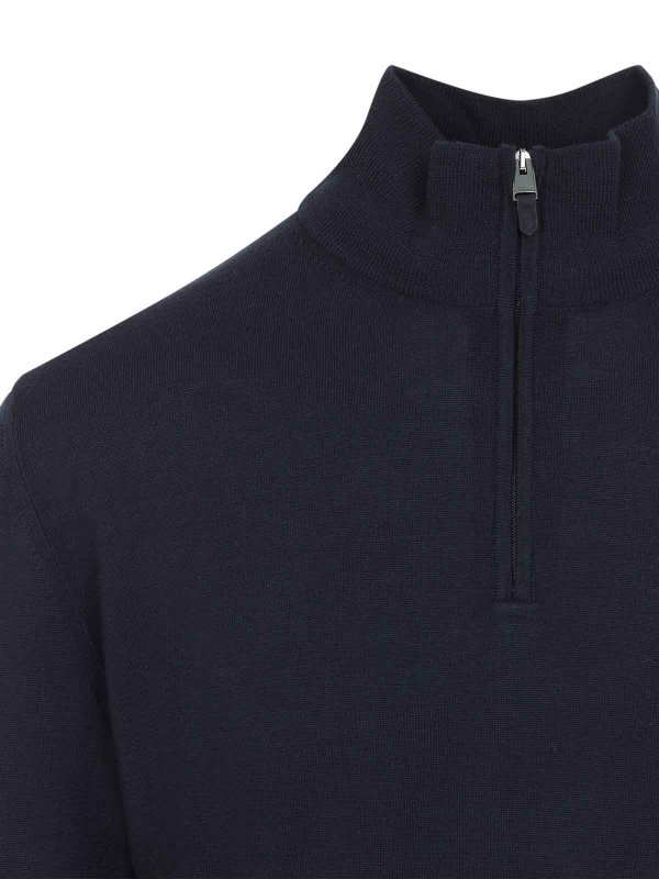 The Best Shops CANALI: タートルネック - タートルネック/ポロネック - ブルー