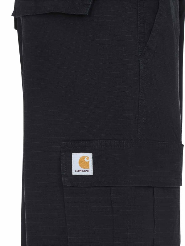 The Best Shops CARHARTT: カジュアルトラウザー - カジュアルパンツ - 黒