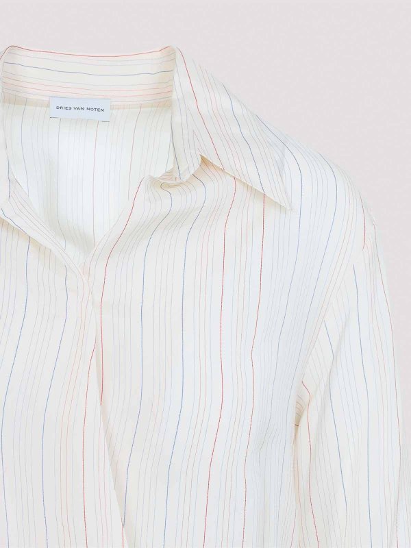 Blouse - Crème shop online: DRIES VAN NOTEN