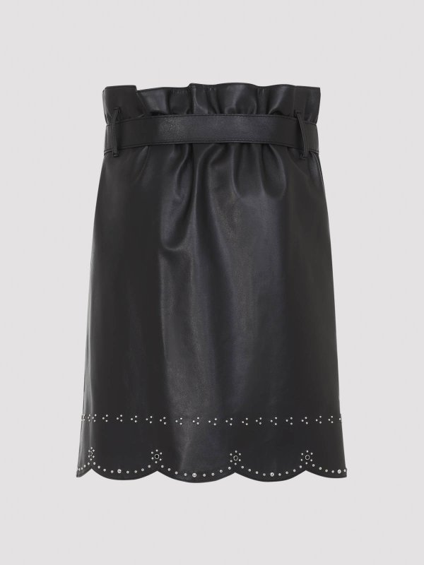 Marni: レザースカート online - レザースカート - 黒