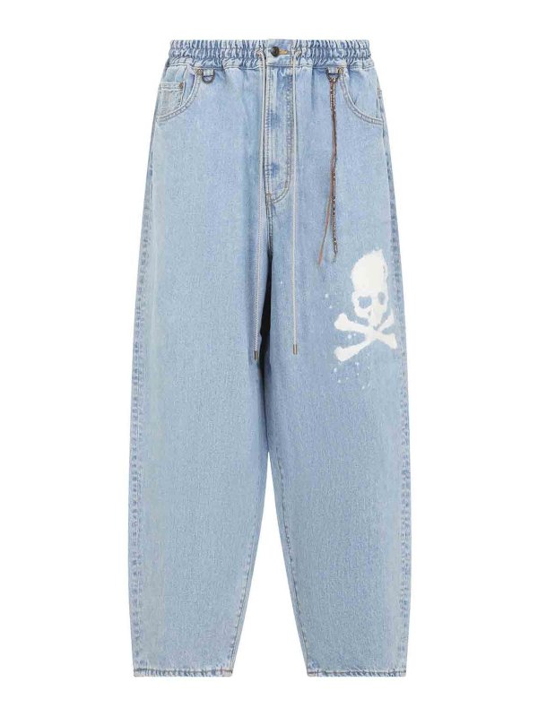 MASTERMIND JAPAN: Jeans Rectos - Vaqueros Rectos - Denim
