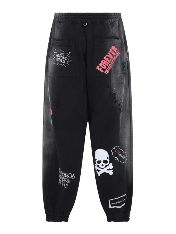 MASTERMIND WORLD: スウェットパンツ online - トラックスーツ ボトムス - 黒